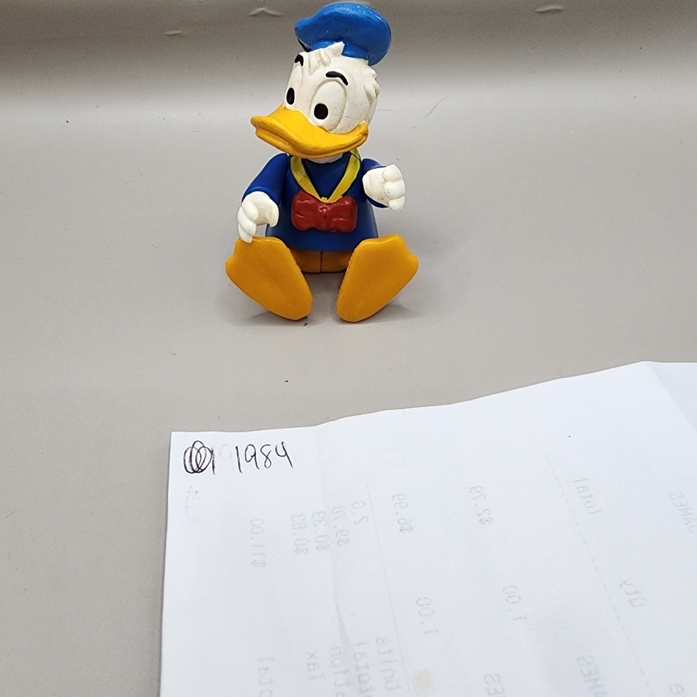 1984 Donald Duck Posable 3" Disney Vintage - Picture 5 of 5